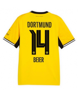 Billige Fotballdrakt Borussia Dortmund Maximilian Beier #14 Replika Hjemmedrakt 2026-27 Kortermet Billige Fotballdrakt Borussia Dortmund Maximilian Beier #14 Replika Hjemmedrakt 2026-27 Kortermet